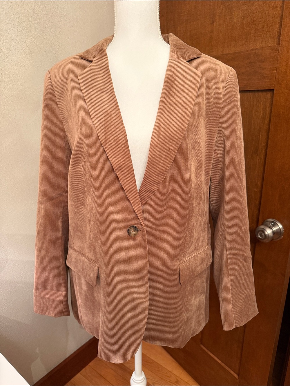Jones New York Women’s Corduroy Jacket in Caramel
